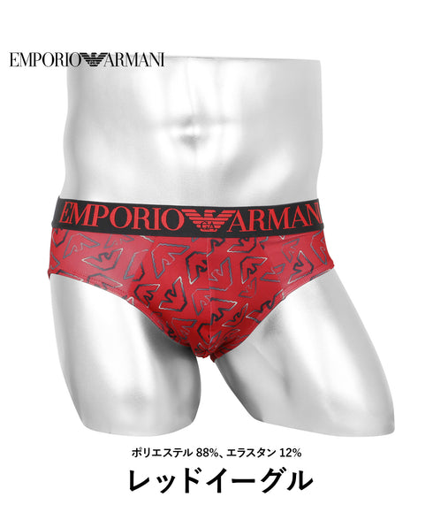 エンポリオ アルマーニ EMPORIO ARMANI ALL OVER EAGLE MICROFIBER メンズ ブリーフ 【メール便】 cts